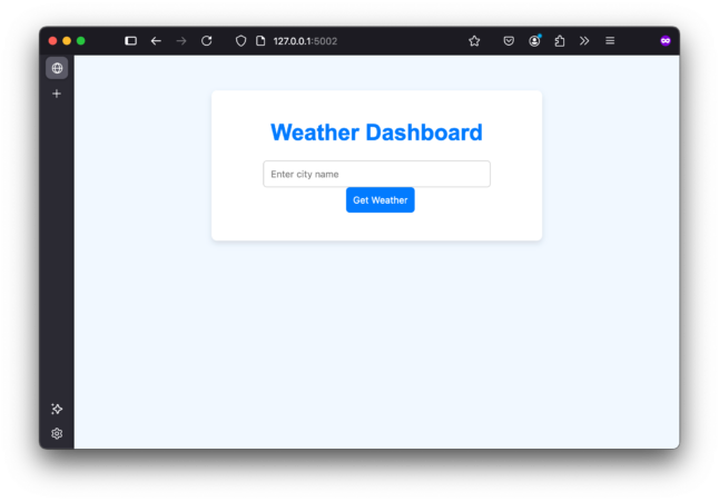Weather Dashboard with OpenWeather API & Flask – SupremeOverLord – My ...